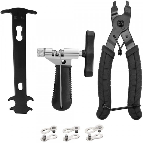 3 in 1 Bicycle Tool Set - Bike Chain Breaker / Chain Wear Checker / Chain Plier
