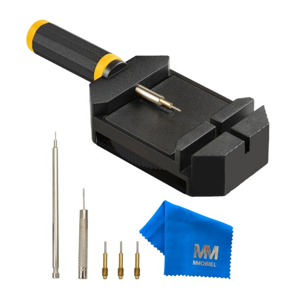 MMOBIEL Watch Band Strap Link Pin Remover Adjust Repair Tool Kit - Black