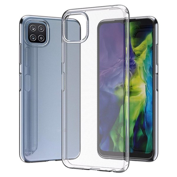 MMOBIEL Siliconen TPU Beschermhoes Geschikt voor Samsung Galaxy A22 5G - 6.6 inch - 2021 - Transparant - Ultradun Back Cover Case