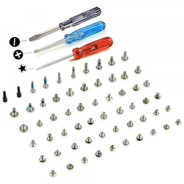 Complete Full Screw Set for iPhone 5S / SE 4.0 Inch with 2 of each Screw