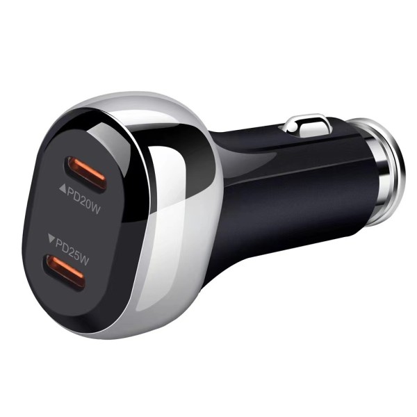 Car Charger USB-C - 45W Dual Port Cigarette Lighter Adapter