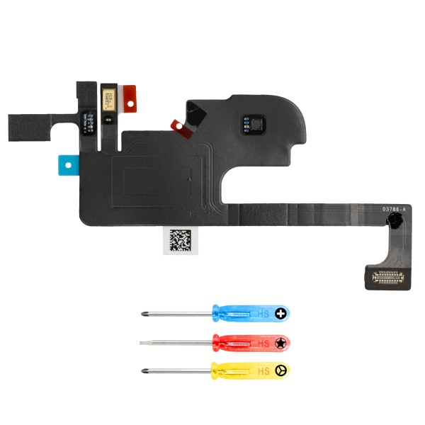 MMOBIEL Oorspeaker Flex kabel voor iPhone 14 - Oortelefoon Speaker Flex vervanging - Bovenste Speaker Flex - Earspeaker Flex kabel reparatie - incl. schroevendraaier