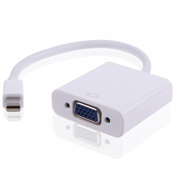 MMOBIEL Mini Displayport 1.1 (Thunderbolt) naar VGA Adapter - Mac Book / iMac / Macbook Air / Macbook Pro / Mac mini - Afgeschermde Kabel - Stevige Connectoren