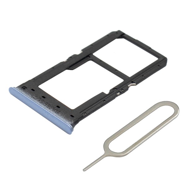 Dual SIM Karte Tray Schlitten für Realme 7 5G 2020 -6.5 inch Blau