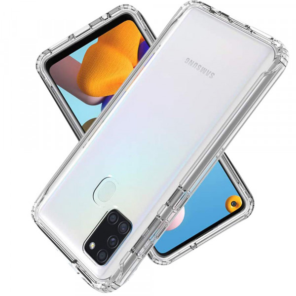 MMOBIEL Siliconen TPU Beschermhoes geschikt voor Samsung Galaxy A21S A217 6.5 inch 2020 Transparant - Ultradun Back Cover Case