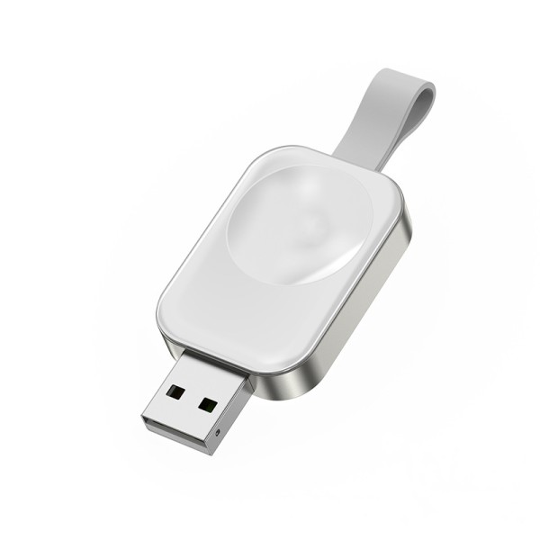 MMOBIEL Draadloze Oplader voor Apple Watch – Compacte USB-A Wireless Charger voor elke Apple iWatch Series – Magnetische Snellader – Sleutelhanger Reislader - iWatch Oplader