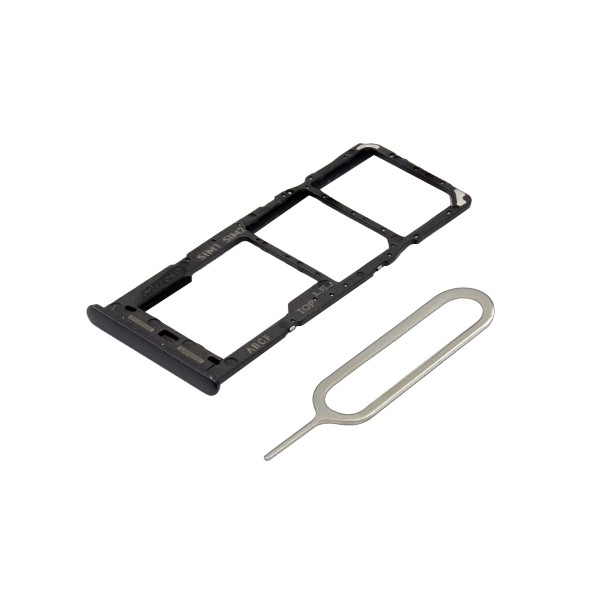 Dual SIM Card Slot Tray Holder Replacement for Samsung Galaxy A23 5G - Black