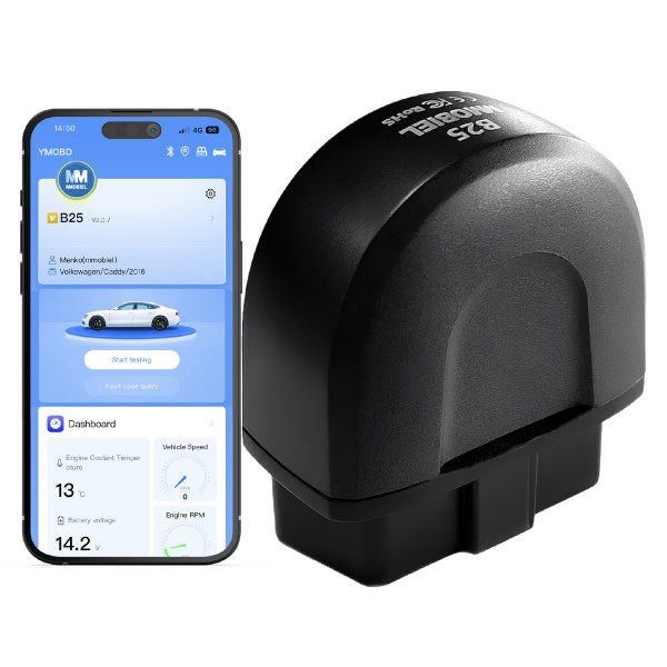 MMOBIEL OBD2 Scanner Bluetooth Pro Diagnostische OBD voor alle auto's - Compatibel met iOS iPhone, iPad & Android - OBDII Auto Scanner Check Engine Fout Code Lezen & Wissen - Draadloze Reader, Live Data