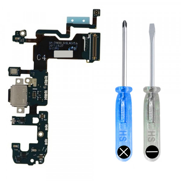 Dock Connector für Samsung Galaxy S9 Plus G965F Ladebuchse Ladeport + Werkzeug