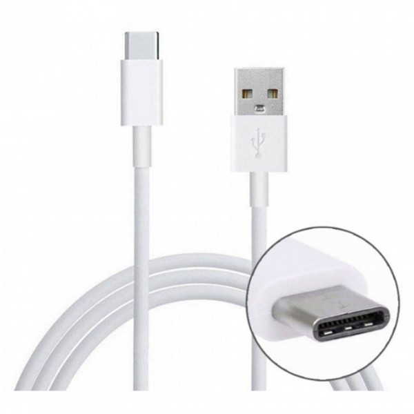 MMOBIEL USB-C naar USB-A Kabel 3.0 - Oplaadkabel - Laadsnoer - Type C - Data- en Laadkabel - Snellader - 1 Meter - Wit